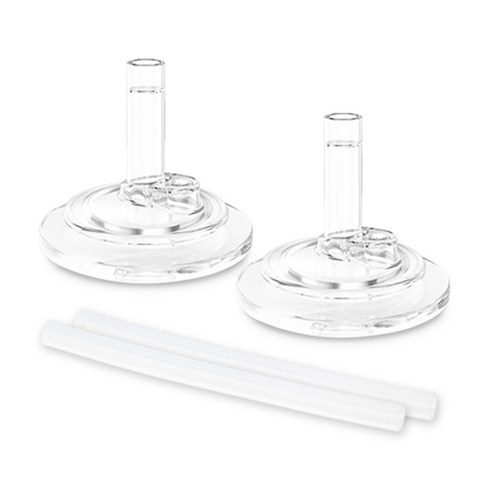 메똔느 빨대컵 리필용 빨대세트 300ml 전용, 투명, 1세트