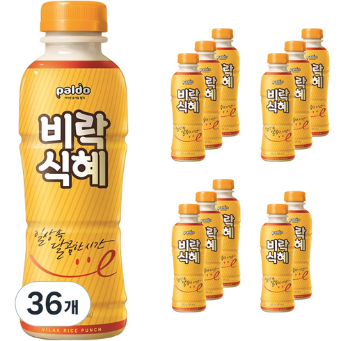 팔도 비락 식혜, 500ml, 36개