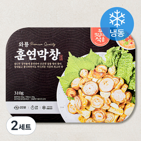 2024년 가성비 최고 와룡막창 - 와룡막창 훈연막창 250g + 소스 60g 세트 (냉동), 2세트