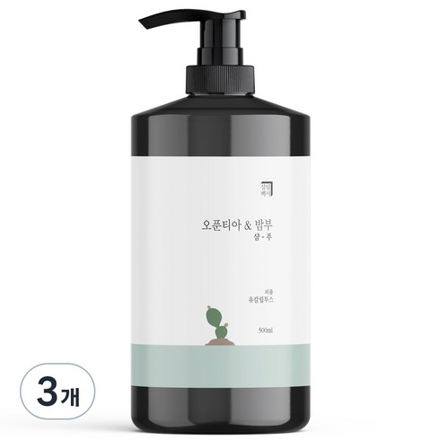 살림백서 오푼티아 앤 밤부 퍼퓸 샴푸 유칼립투스, 500ml, 3개