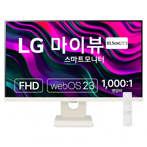 m5모니터 - LG전자 FHD MyView 스마트모니터, 62cm, 25SR50F