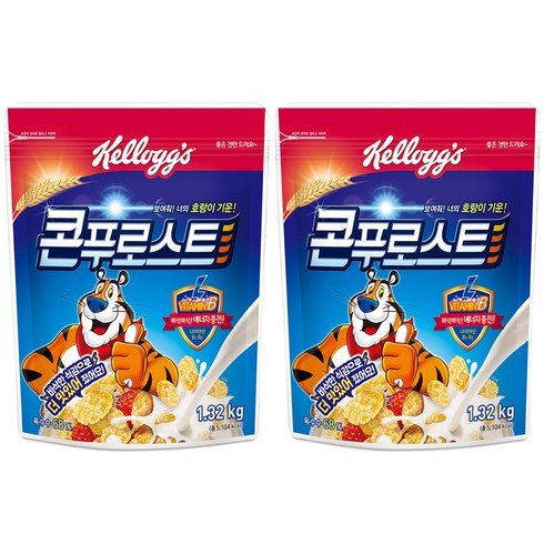 켈로그 콘푸로스트 시리얼, 1.32kg, 2개