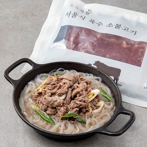 소불고기전골 - 오늘차림 서울식 육수 소불고기 700g + 육수 300g + 당면 60g, 1.06kg, 1세트