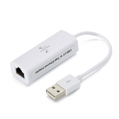 usb랜카드 - 림스테일 USB 유선 랜카드 노트북용 화이트, 1개