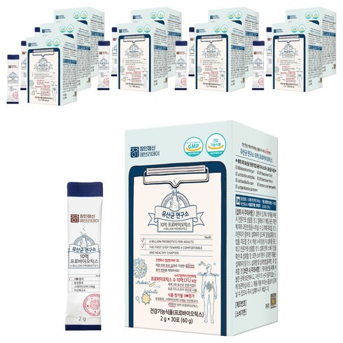 장인정신에브리데이 유산균 연구소 10억 프로바이오틱스, 30회분, 60g, 10개