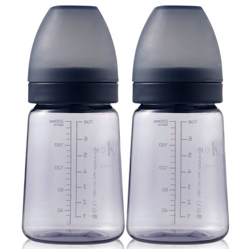 마더케이 베이직 PPSU 젖병, 네이비, 180ml, 2개