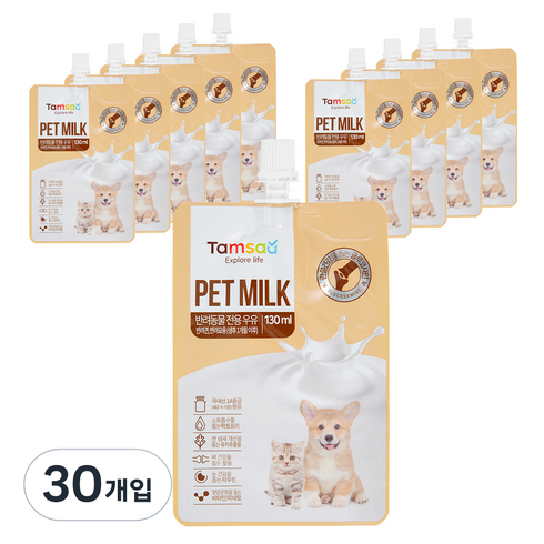 2023년 가성비 최고 펫밀크 - 탐사 펫밀크 관절케어 130ml, 30개입