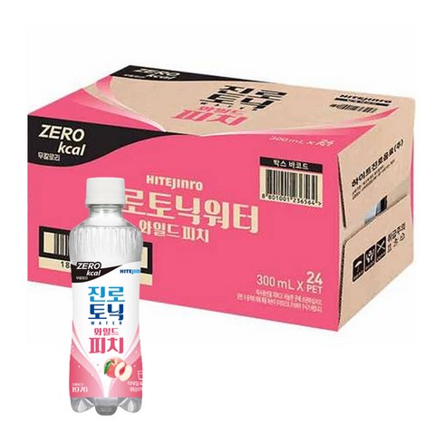 진로 토닉워터 와일드 피치 제로 칼로리, 24개, 300ml