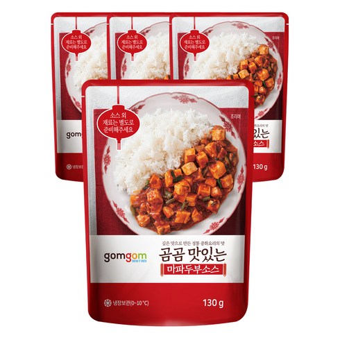 마파두부소스 - 곰곰 맛있는 마파두부소스, 130g, 4입