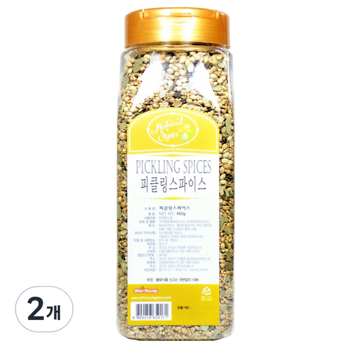 내츄럴스파이스 피클링 스파이스, 450g, 2개