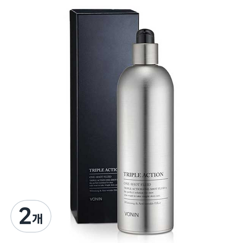 보닌스킨로션 - 보닌 트리플 액션 원샷 플루이드, 2개, 180ml