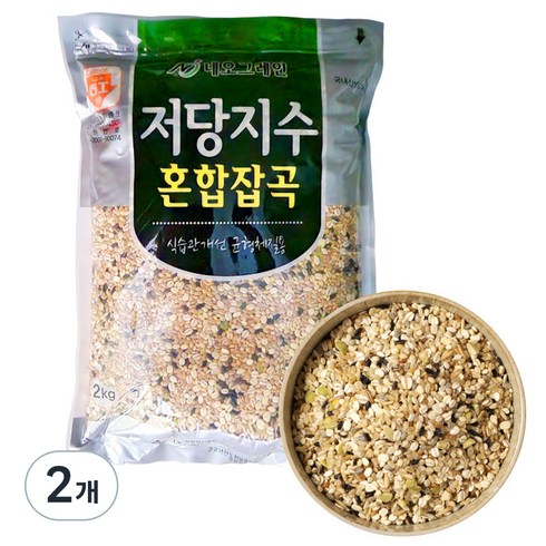 잼먹잡곡 - 네오그레인 저당지수 혼합잡곡 식습관개선 균형체질용, 2kg, 2개