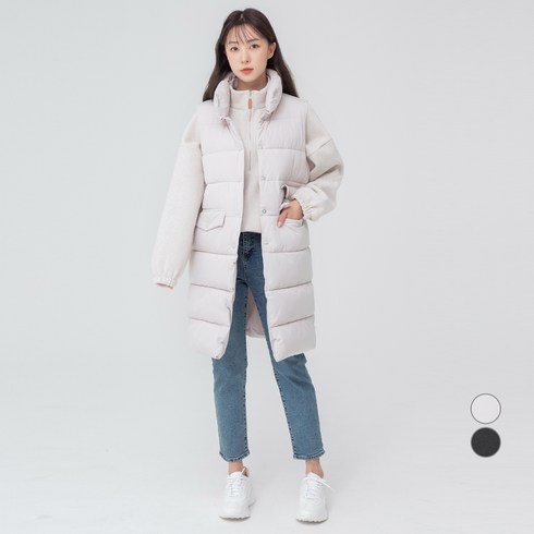 2023년 가성비 최고 롱패딩조끼 - 캐럿 여성용 롱 패딩 조끼