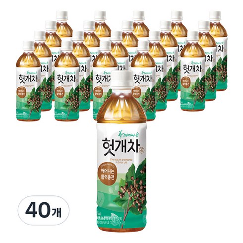 헛개차 - 웅진 헛개차, 500ml, 40개