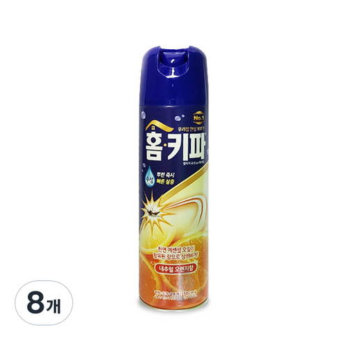 홈키파 에어졸 내츄럴오렌지향, 500ml, 8개