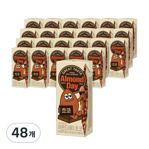 남양 아몬드데이 초코, 190ml, 48개