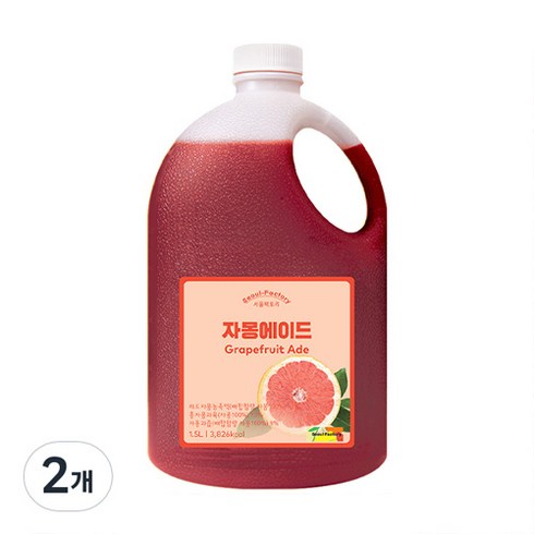 서울팩토리 자몽에이드, 1.5L, 2개