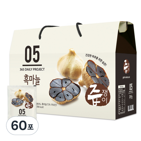 즙쟁이 흑마늘즙, 80ml, 60개