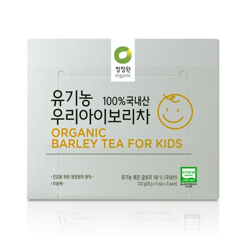 청정원 유기농 우리아이보리차, 보리차, 2개