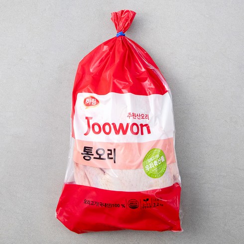 오리 - 주원산오리 통오리, 2.2kg, 1봉