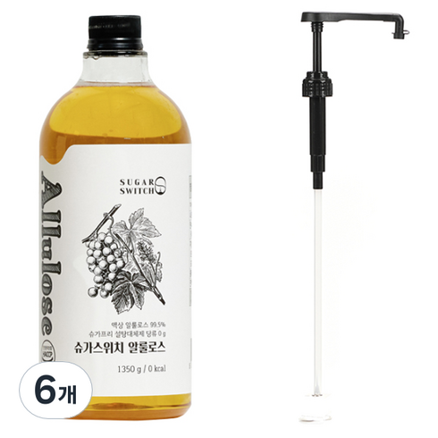 알룰로스1.35kg - 슈가스위치 알룰로스, 1.35kg, 6개