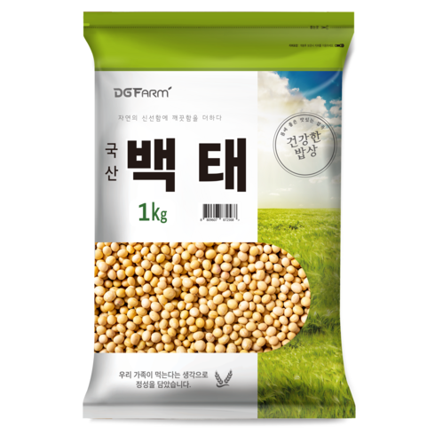 건강한밥상 국산 백태, 1kg, 1개