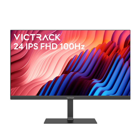 빅트랙 60.45cm FHD IPS 100Hz 평면 모니터 블랙, 24FM10001(일반)