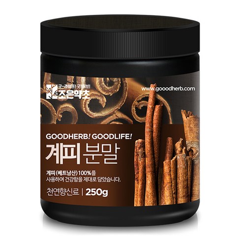 계피가루 - 조은약초 계피 분말, 250g, 1개