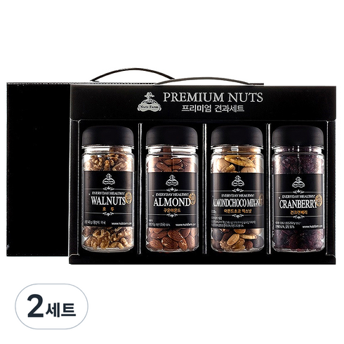 넛츠팜 프리미엄 4종 견과세트 5호, 750g, 2세트