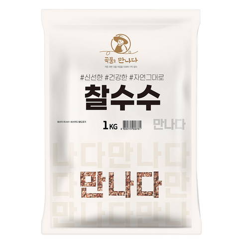 수수가루 - 곡물을 만나다 찰수수, 1kg, 1개