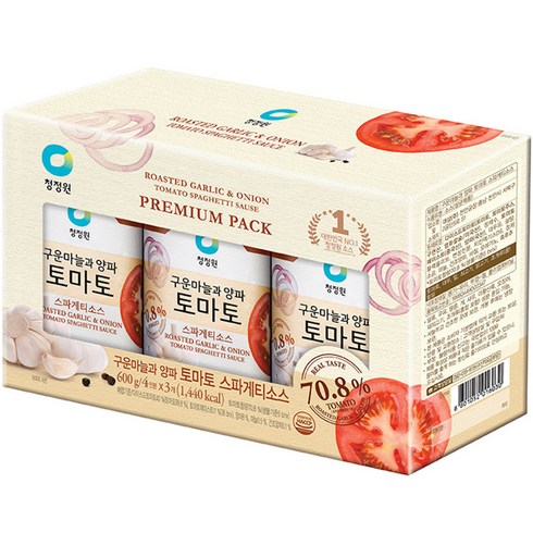 청정원 토마토 스파게티소스, 600g, 6개