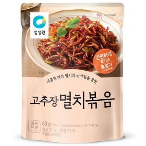 청정원 고추장 멸치볶음, 60g, 1개