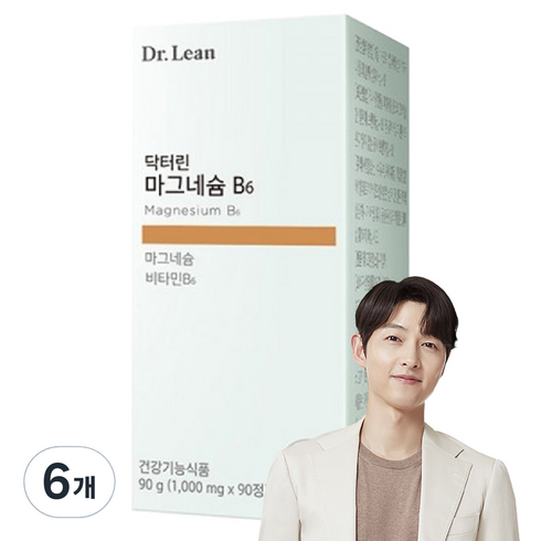 닥터린 멜라바인 6박스6개월분 - 닥터린 마그네슘 B6 90g, 6개