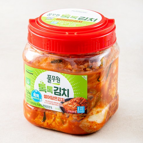 풀무원톡톡김치 - 풀무원 톡톡 썰은 김치, 1.2kg, 1개