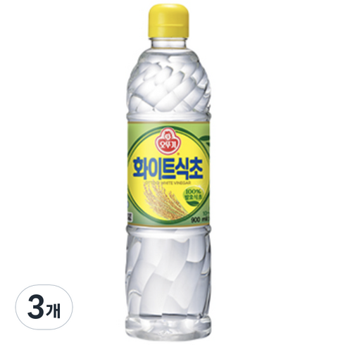 [오뚜기] 화이트 식초, 900ml, 3개