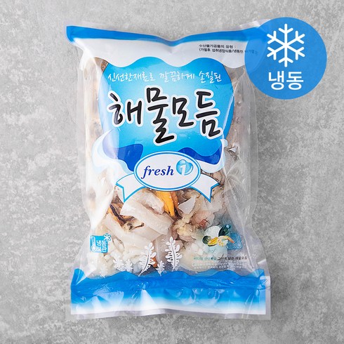 해물모듬 - 해물모듬 (냉동), 500g, 1봉