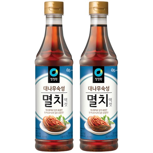 액젓 - 청정원 멸치액젓, 1kg, 2개