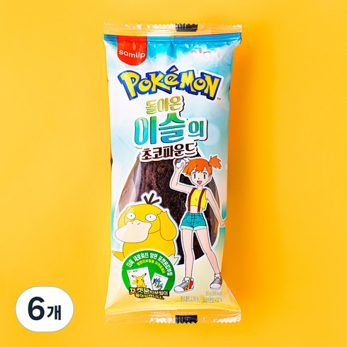 삼립 돌아온 이슬의 초코파운드, 95g, 6개