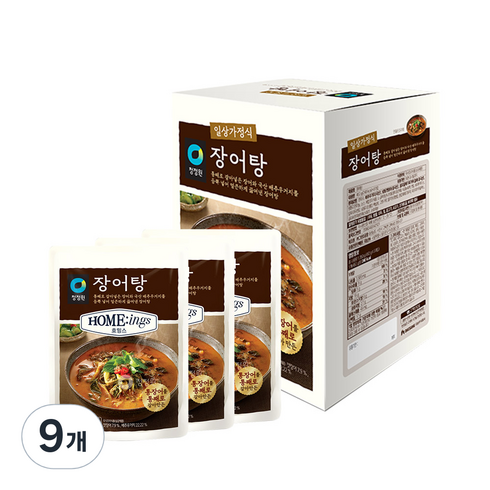 청정원 호밍스 장어탕, 450g, 9개