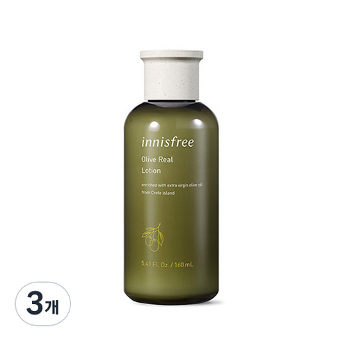 이니스프리 올리브 리얼 로션, 160ml, 3개