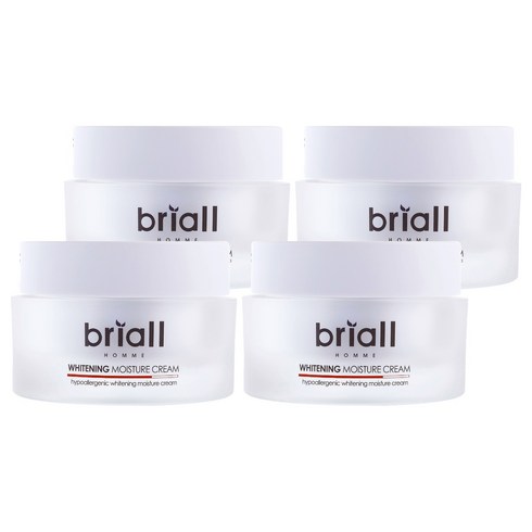 브리올옴므 화이트닝 수분 몰입 크림, 50ml, 4개