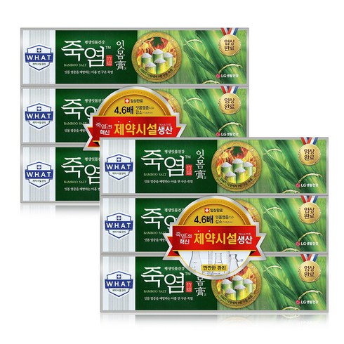 죽염치약잇몸고 - 죽염 잇몸고 치약, 120g, 6개