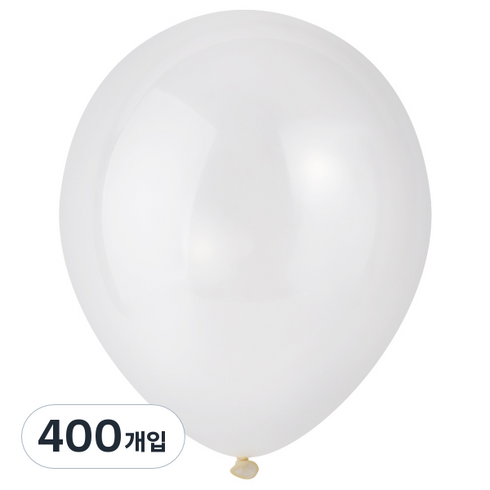 파티팡 풍선 라운드 30cm, 클리어, 400개입