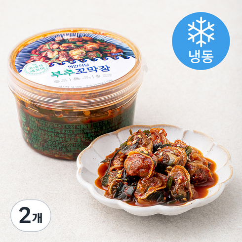 꼬막 - 연안식당 부추꼬막장 (냉동), 150g, 2개