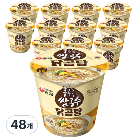 농심 후루룩 쌀국수 닭곰탕, 73g, 48개