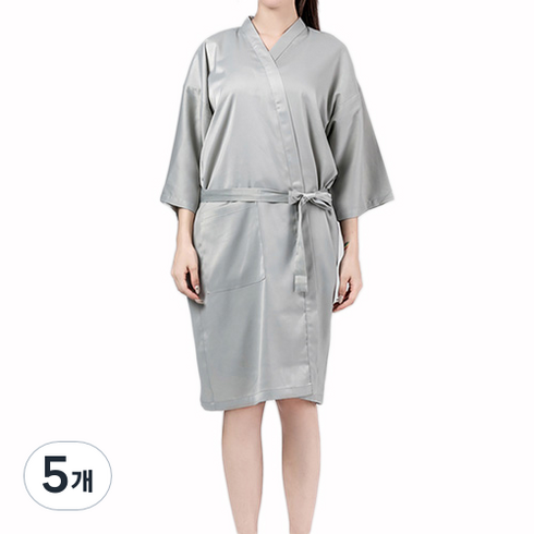 코쿼드 헤어샵 고급 손님가운, 연그레이, 5개