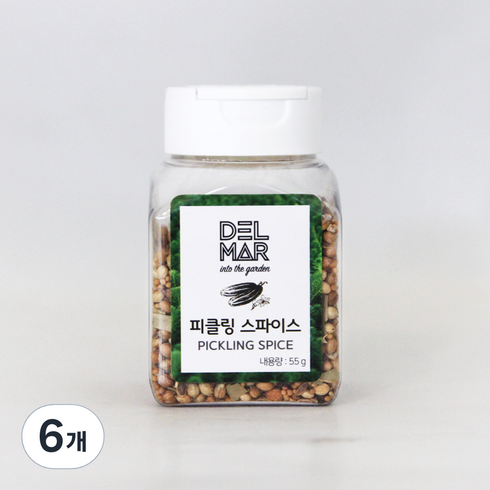 목화 피클링스파이스, 55g, 6개