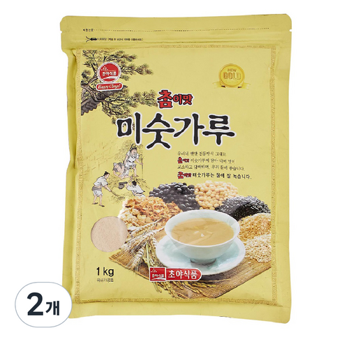 미숫가루 - 초야식품 참이맛 미숫가루, 2개, 1kg