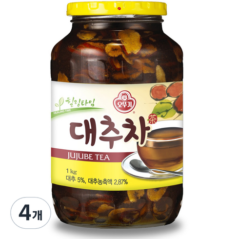 대추차 - 오뚜기 대추차, 1kg, 1개입, 4개