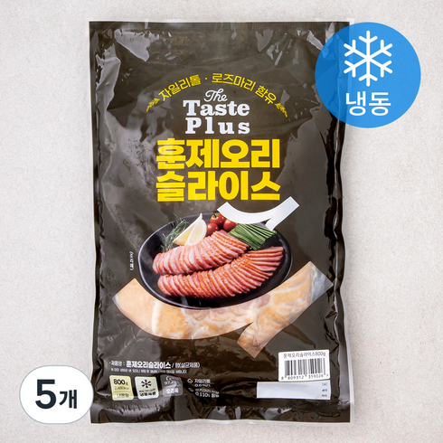 훈제오리슬라이스 - GAMI 중국산 훈제오리 슬라이스 (냉동), 800g, 5개